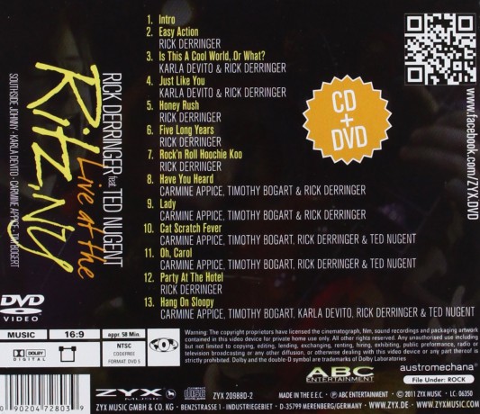 Live At The Ritz, NY [CD]+[DVD]
