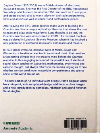 Daphne Oram - An Individual Note of Music, Sound and Electronics - Daphne Oram [KSIĄŻKA]