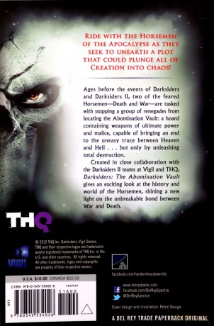 Darksiders: The Abomination Vault: A Novel - Ari Marmell [KSIĄŻKA]