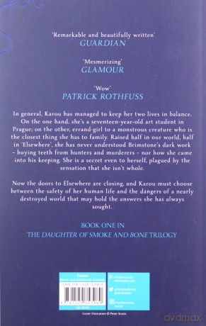 Daughter of Smoke and Bone: Enter another world in this magical SUNDAY TIMES bestseller (Daughter of Smoke and Bone Trilogy) - Laini Taylor [KSIĄŻKA]
