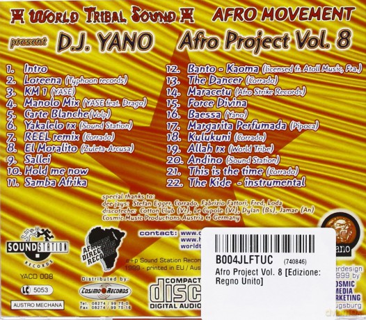 Afro Project Vol. 8 [CD]