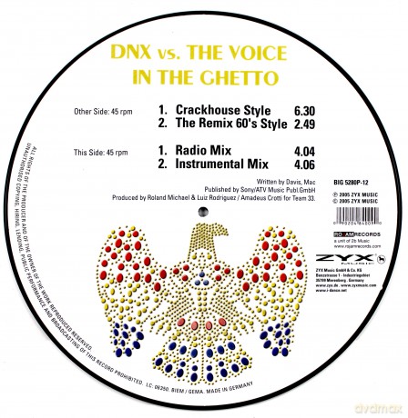 DNX, The Voice: In The Ghetto (Picture Disc) [Winyl]