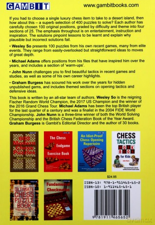 Desert Island Chess Puzzle Omnibus - Wesley So [KSIĄŻKA]