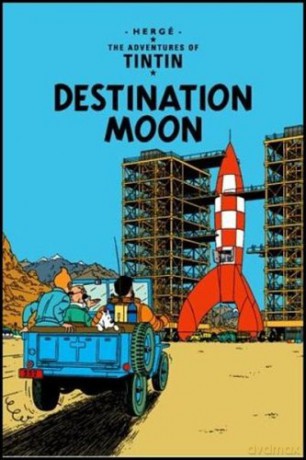 Destination Moon (The Adventures of Tintin) [KSIĄŻKA]