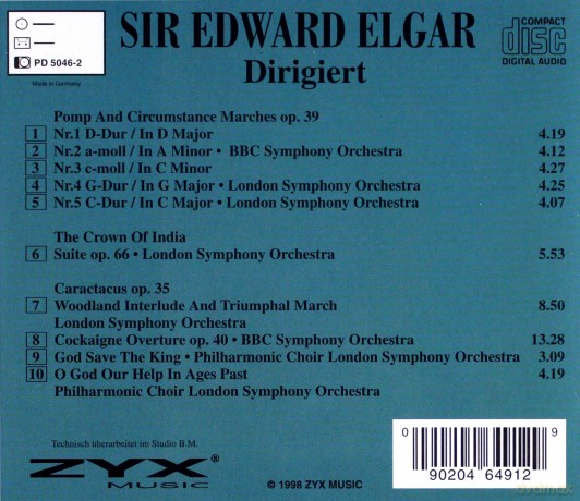 Sir Edward Elgar Dirigiert [CD]
