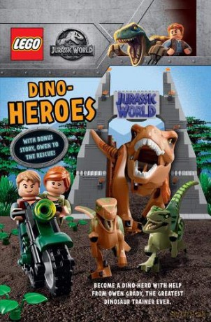 Dino Heroes (with bonus story Owen to the Rescue) (LEGO Jurassic World) [KSIĄŻKA]