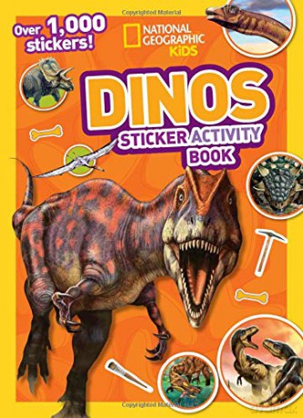 Dinos Sticker Activity Book: Over 1,000 stickers! (NG Sticker Activity Books) [KSIĄŻKA]