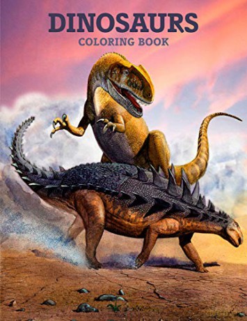 Dinosaurs Coloring Book - Sergey Krasovskiy [KSIĄŻKA]