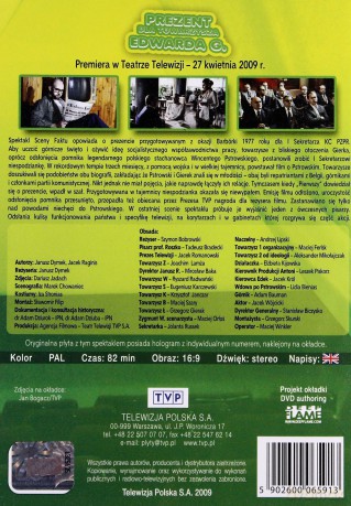 Teatr TVP: Prezent dla towarzysza Edwarda G. [DVD]