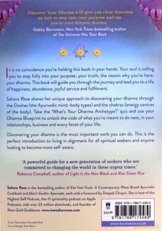 Discover Your Dharma: A Vedic Guide to Finding Your Purpose - Sahara Rose [KSIĄŻKA]