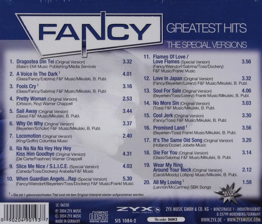 Fancy: Greatest Hits [CD]