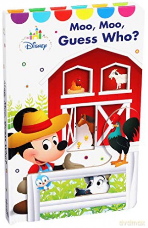 Disney Baby Moo, Moo, Guess Who - Sally Little [KSIĄŻKA]