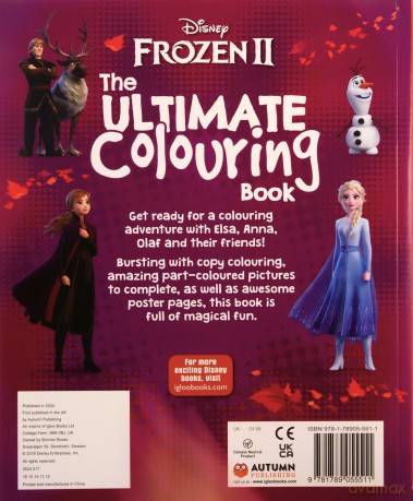 Disney Frozen 2 The Ultimate Colouring Book (Mammoth Colouring Disney) [KSIĄŻKA]