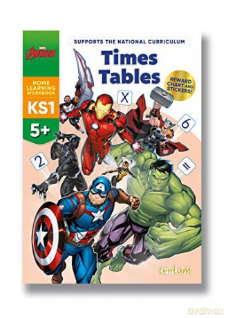 Disney Learning Marvel Avengers: Times Tables 5+ [KSIĄŻKA]