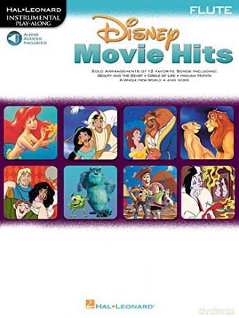Disney Movie Hits For Flute Book + Audio access included [KSIĄŻKA]