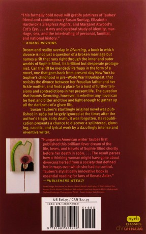 Divorcing (New York Review Books Classics) - Susan Taubes [KSIĄŻKA]