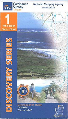Donegal (NW) (Irish Discovery Series): Sheet 1 - Ordnance Survey Ireland [KSIĄŻKA]