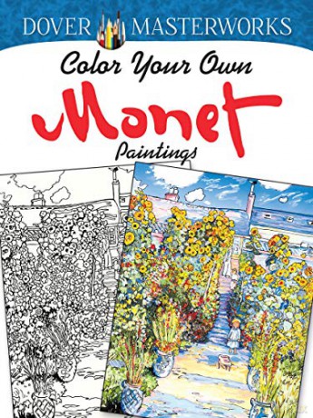 Dover Masterworks: Color Your Own Monet Paintings (Adult Coloring) - Marty Noble [KSIĄŻKA]