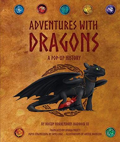 DreamWorks Dragons: Adventures with Dragons: A Pop-Up History - Joshua Pruett [KSIĄŻKA]