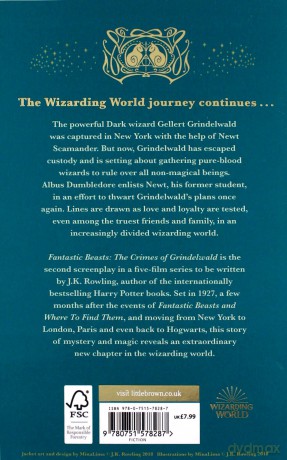 Fantastic Beasts: The Crimes of Grindelwald - The Original Screenplay: The Original Screenplay by J.K. Rowling (Fantastic Beasts/Grindelwald) - J.K. Rowling [KSIĄŻKA]