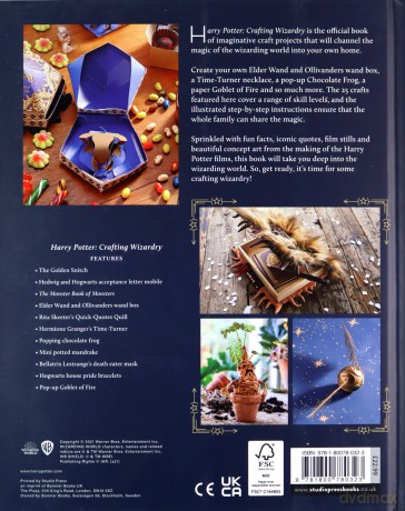 Harry Potter: Crafting Wizardry: The official Harry Potter Craft Book, with 32 pages of press-outs and templates! [KSIĄŻKA]