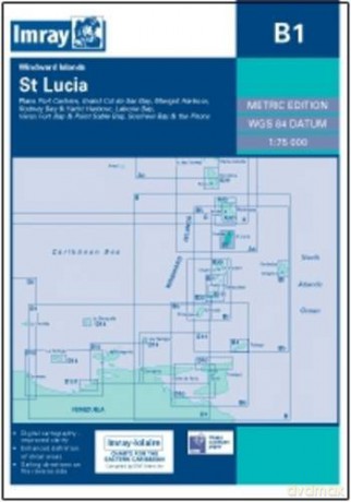 Imray Chart B1: St Lucia [KSIĄŻKA]