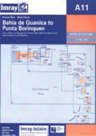 Imray Iolaire Chart A11: West Coast of Puerto Rico (Caribbean Charts S.) [KSIĄŻKA]