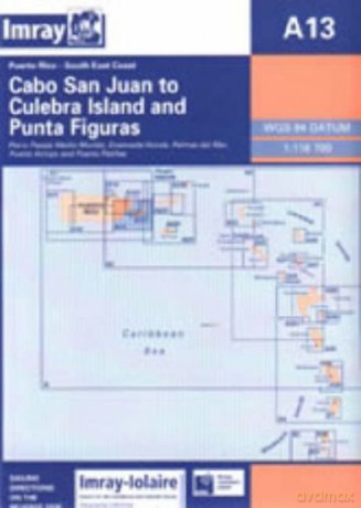 Imray Iolaire Chart A13: South East Coast of Puerto Rico (Caribbean Charts S.) [KSIĄŻKA]
