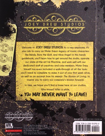 Joey Drew Studios Employee Handbook (Bendy and the Ink Machine) [KSIĄŻKA]