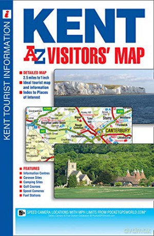 Kent Visitors Map (A-Z Road Map) [KSIĄŻKA]