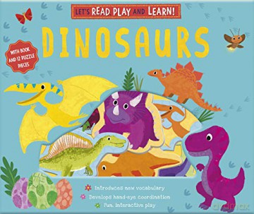 Let's Read, Play and Learn: Dinosaurs - Little Tiger Press [KSIĄŻKA]