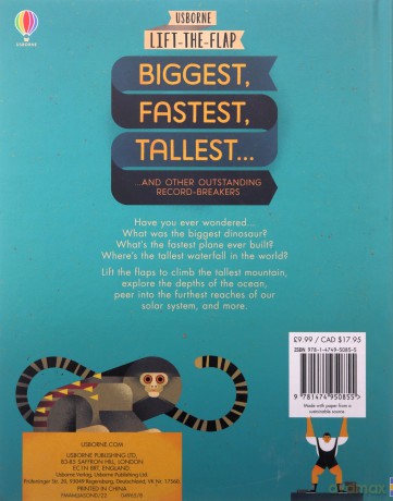 Lift-the-Flap Biggest, Fastest, Tallest...: 1 (See Inside) - Darran Stobbart [KSIĄŻKA]