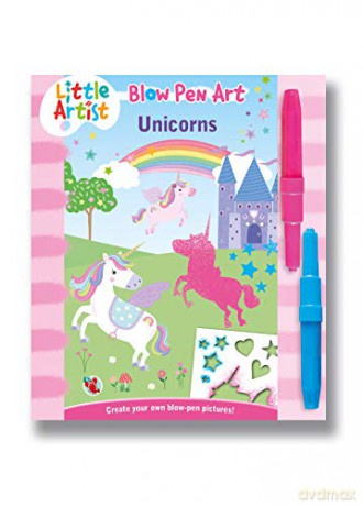 Little Artist: Blow Pen Art Unicorns [KSIĄŻKA]