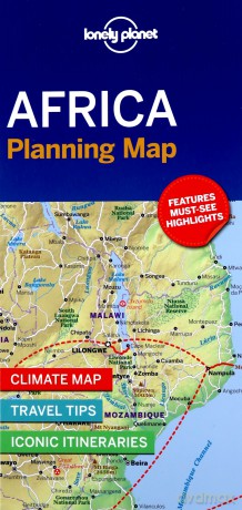 Lonely Planet Africa Planning Map - Lonely Planet [KSIĄŻKA]