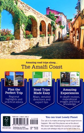 Lonely Planet Amalfi Coast Road Trips (Travel Guide) - Cristian Bonetto [KSIĄŻKA]