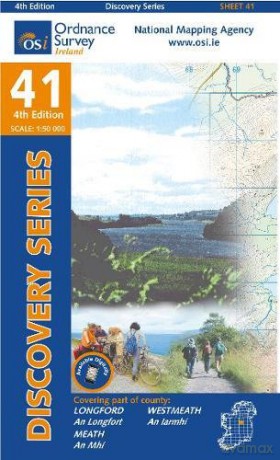 Longford, Meath, Westmeath (Discovery Series) - Ordnance Survey Ireland [KSIĄŻKA]