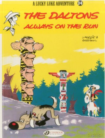 Lucky Luke Vol.34: The Daltons Always on the Run (Lucky Luke Adventure) - R. Goscinny [KSIĄŻKA]