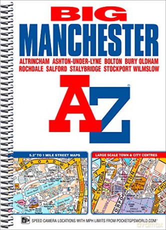 Manchester Big Street Atlas (A-Z) [KSIĄŻKA]