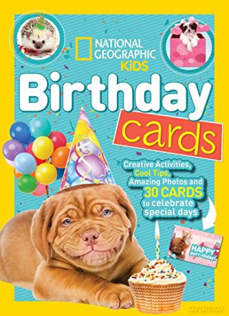 National Geographic Kids Birthday Cards (Activity Books) - Nancy Honovich [KSIĄŻKA]