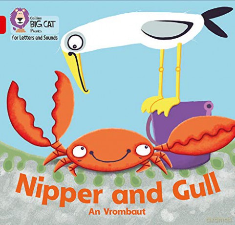 Nipper and Gull: Band 02B/Red B (Collins Big Cat Phonics for Letters and Sounds) - An Vrombaut [KSIĄŻKA]