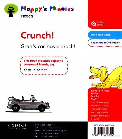 Oxford Reading Tree: Level 4: Floppy's Phonics Fiction: Crunch! (Floppy's Phonics - New Edition 2011) - Roderick Hunt [KSIĄŻKA]