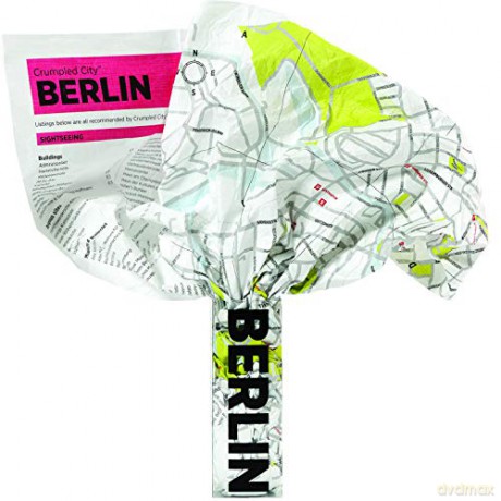 Palomar 9788890426407 Berlin Crumpled City Map [KSIĄŻKA]