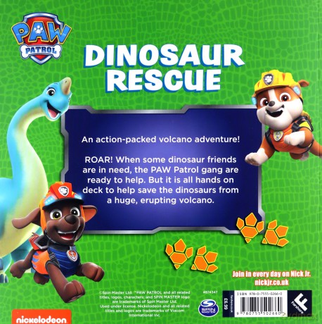 Paw Patrol Picture Book - Dinosaur Rescue: A Nickelodeon Series - Paw Patrol [KSIĄŻKA]