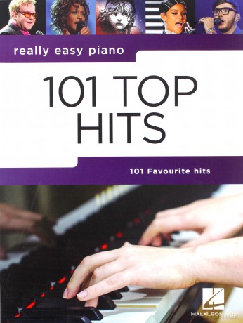 Really Easy Piano 101 Top Hits Piano Book [KSIĄŻKA]