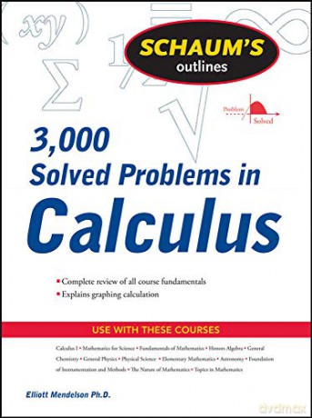 Schaum's 3,000 Solved Problems in Calculus (Schaum's Outlines) - Elliott Mendelson [KSIĄŻKA]