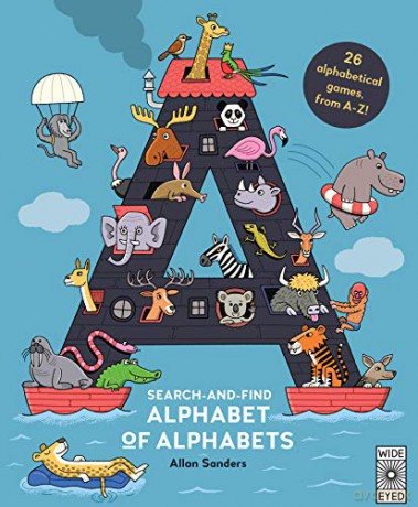 Search and Find Alphabet of Alphabets: 1 - AJ Wood [KSIĄŻKA]