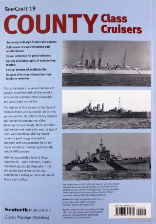 Shipcraft 19 - County Class Cruisers - Les Brown [KSIĄŻKA]