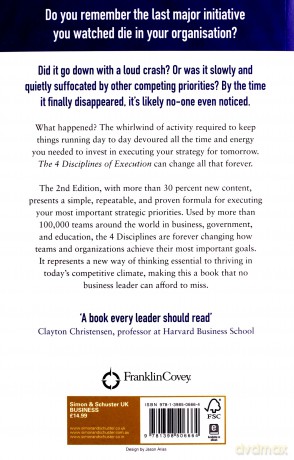 The 4 Disciplines of Execution: Revised and Updated: Achieving Your Wildly Important Goals - Sean Covey [KSIĄŻKA]