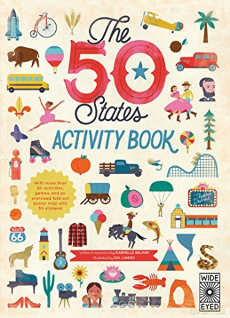 The 50 States: Activity Book: Maps of the 50 States of the USA: 2 - Gabrielle Balkan [KSIĄŻKA]
