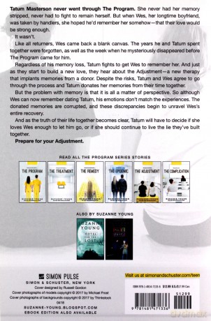 The Adjustment (Volume 5) (Program) - Suzanne Young [KSIĄŻKA]